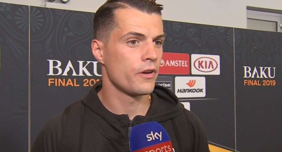 Xhaka nach dem Spiel im Interview.