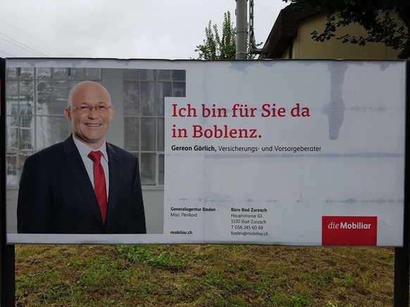 Auch in Koblenz stimmt mit dem Plakat nicht ganz alles.