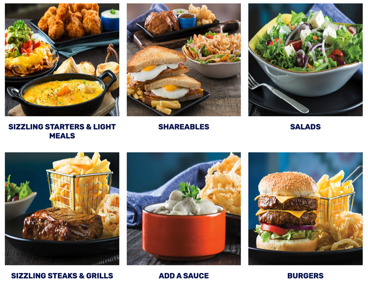 spur steak ranches südafrika menu