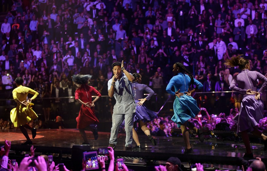 Pharrell Williams im Mediolanum.