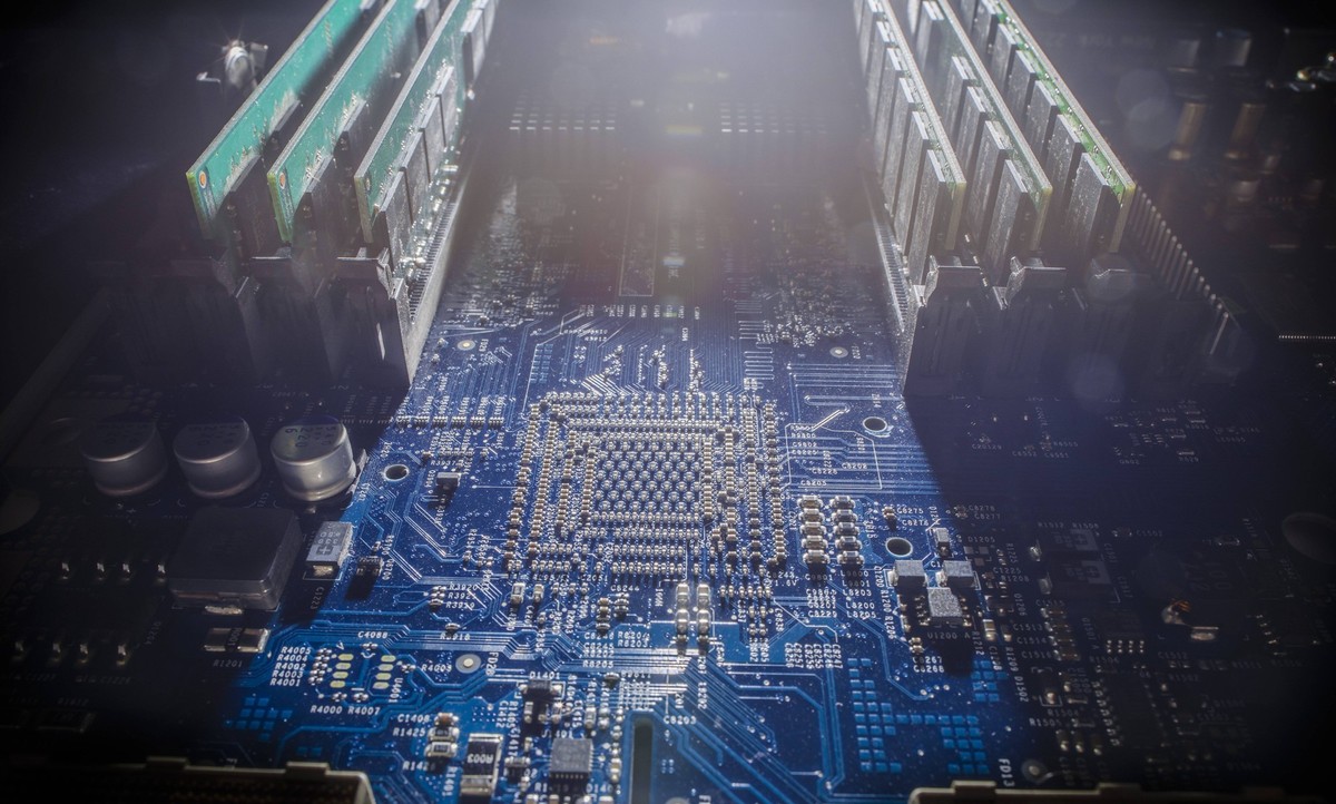 Platine eines Computers. Berlin, 05.02.2018. Berlin Deutschland *** Board of a computer Berlin 05 02 2018 Berlin Germany PUBLICATIONxINxGERxSUIxAUTxONLY Copyright: xThomasxTrutschel/photothek.netx