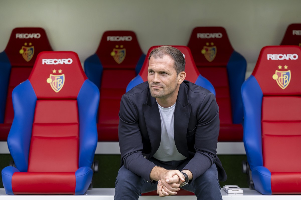 FCB-Sportchef Daniel Stucki vor dem Fussball Meisterschaftsspiel der Regular Season der Swiss Super League zwischen dem FC Basel 1893 und Yverdon Sport FC im Stadion St. Jakob-Park in Basel, am Sonnta ...