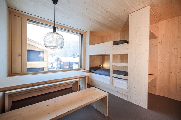Neue Hotels Schweiz 2025 Saas-Fee Revier Mountain Lodge Rauszeit