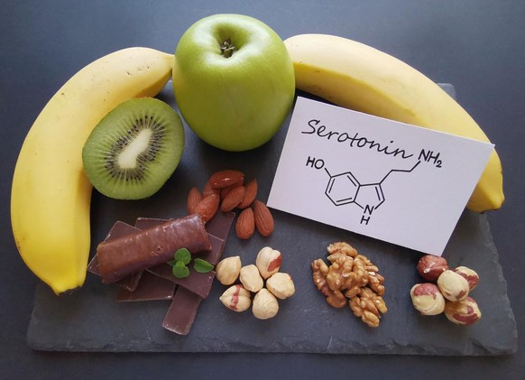 Serotonin-stimulierende Lebensmittel.