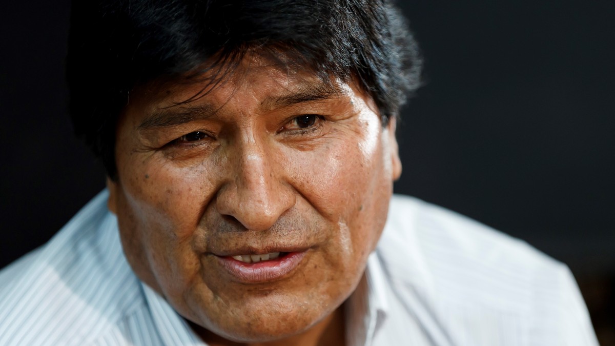 epa08003847 Former Bolivian President Evo Morales speaks during an interview with Agencia Efe in Mexico City, Mexico, 16 November 2019 (issued 17 November 2019). Morales said that he 'is afraid&# ...