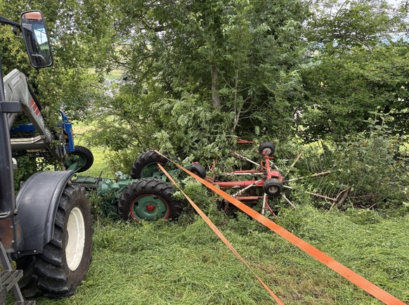 Oberdorf BL Unfall Traktor 7.6.26