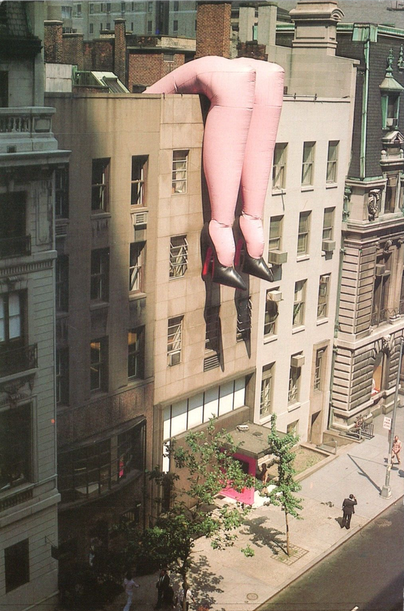 Ann Slawit, aufblasbare Beine, New York