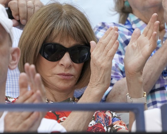 Anna Wintour attends the third round of the US Open tennis championships, Friday, Aug. 30, 2019, in New York. (Photo by Greg Allen/Invision/AP (Photo by Greg Allen/Invision/AP)
Anna Wintour