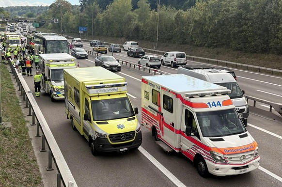 Die Unfallstelle in Urdorf.