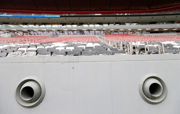 Die Kühlanlage im Khalifa International Stadium.