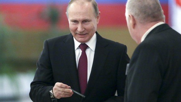 Wladimir Putin hat gut lachen: Der Amtsinhaber ist bis 2024 wiedergewählt.