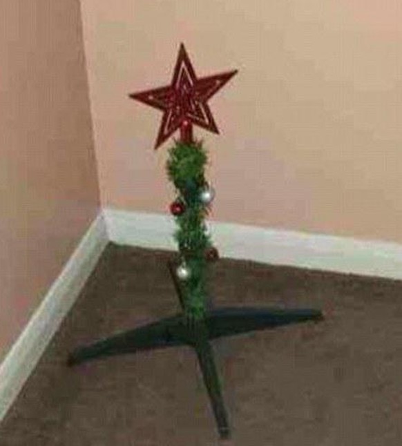 Hässlicher Weihnachtsbaum