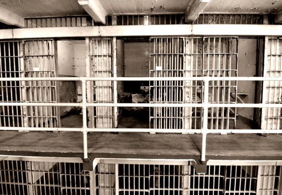Die Zelle von Al Capone in Alcatraz