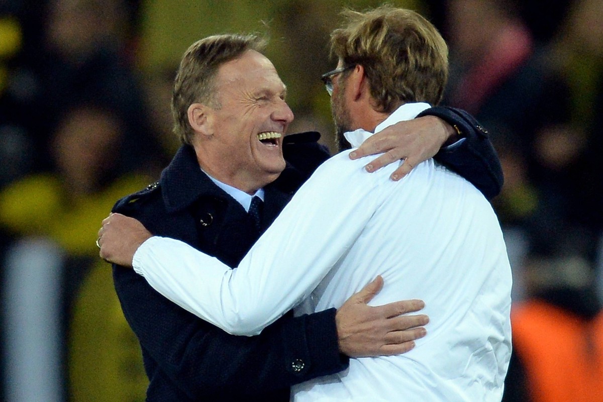 Klopp und Watzke sind seit ihrer gemeinsamen BVB-Zeit gute Kumpels.