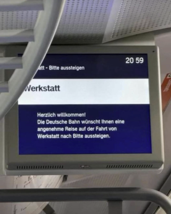 Die lustigsten Bilder der Woche: Die Bahn ist verwirrt