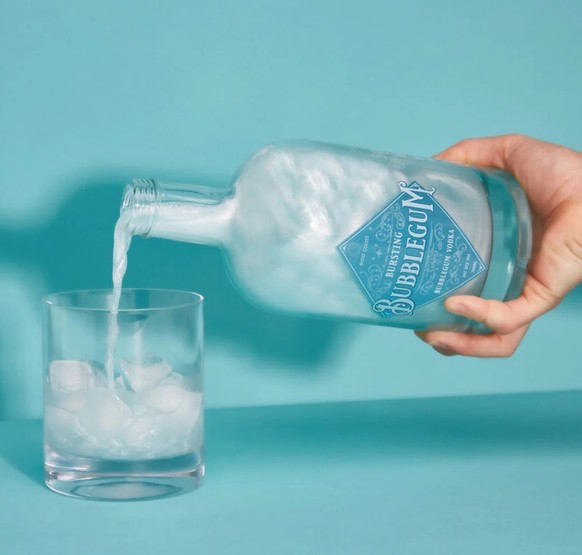 Bursting Bubblegum Vodka chewing gum vodka drink drinks cocktail https://www.bainsliquor.com.au/products/east-coast-bursting-bubble-gum-vodka-700ml