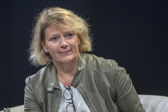 Die Chefredaktorin von Le Matin Dimanche/Tamedia Romandie Ariane Dayer anlaesslich des Swiss Media Forum vom Donnerstag, 27. September 2018 im KKL in Luzern. (KEYSTONE/Urs Flueeler)