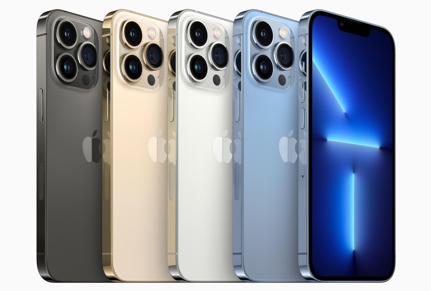 Das iPhone 13 Pro (2021) gibts in vier Farben.