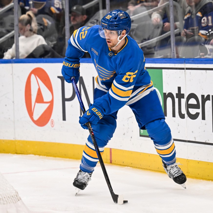 Pius Suter et les Blues sont toujours à la lutte pour les play-off.