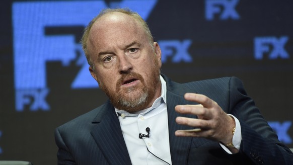 FILE- In this Aug. 9, 2017, file photo, Louis C.K., co-creator/writer/executive producer, participates in the &quot;Better Things&quot; panel during the FX Television Critics Association Summer Press  ...