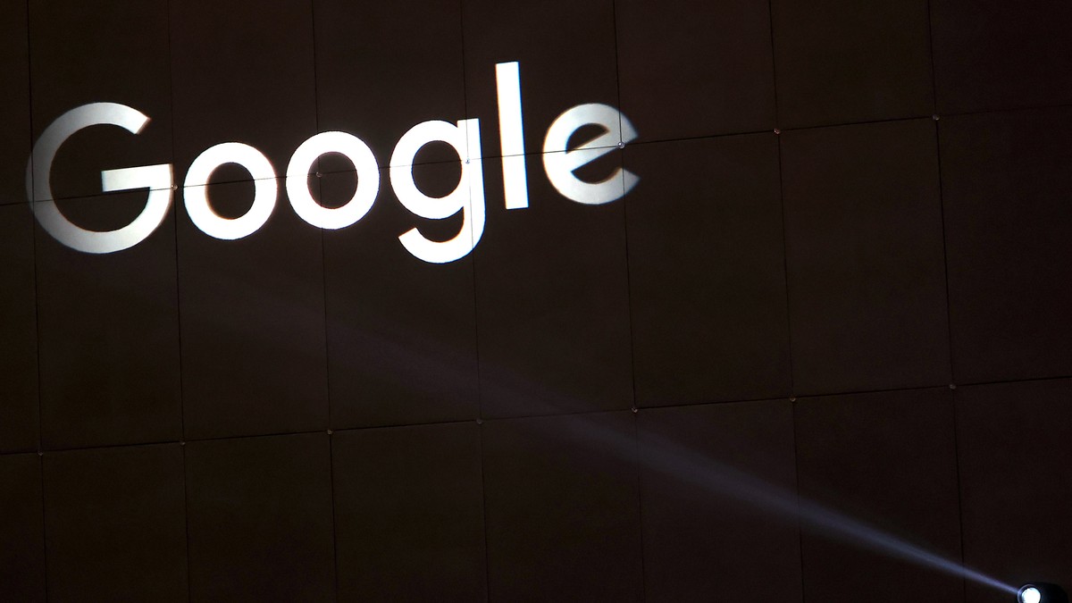 epa11634613 A logo of Google is seen on the wall during the groundbreaking ceremony for Malaysia's first Google data centre in Kuala Lumpur, Malaysia, 01 October 2024. ?Google?s investment is exp ...