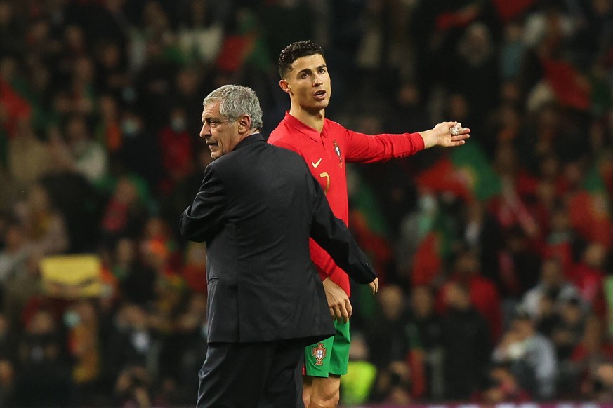 Play-off final - Portugal-North Macedonia Porto, 03/29/2022 - The Portugal team hosted North Macedonia tonight, at Estdio do Drago, in the final of the Play-Off for Access to the 2022 Qatar World Cup  ...