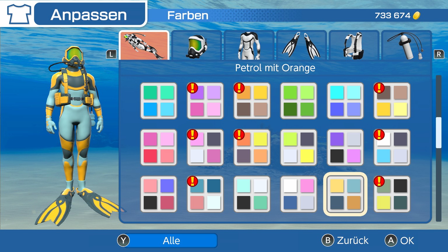 Wer sich brav nach oben levelt, darf seine Spielfigur kosmetisch verändern.