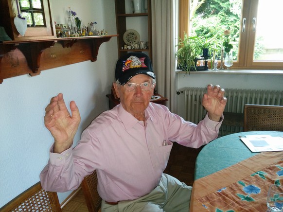 Mit 88 Jahren noch ziemlich fit: Klaus Seidel.