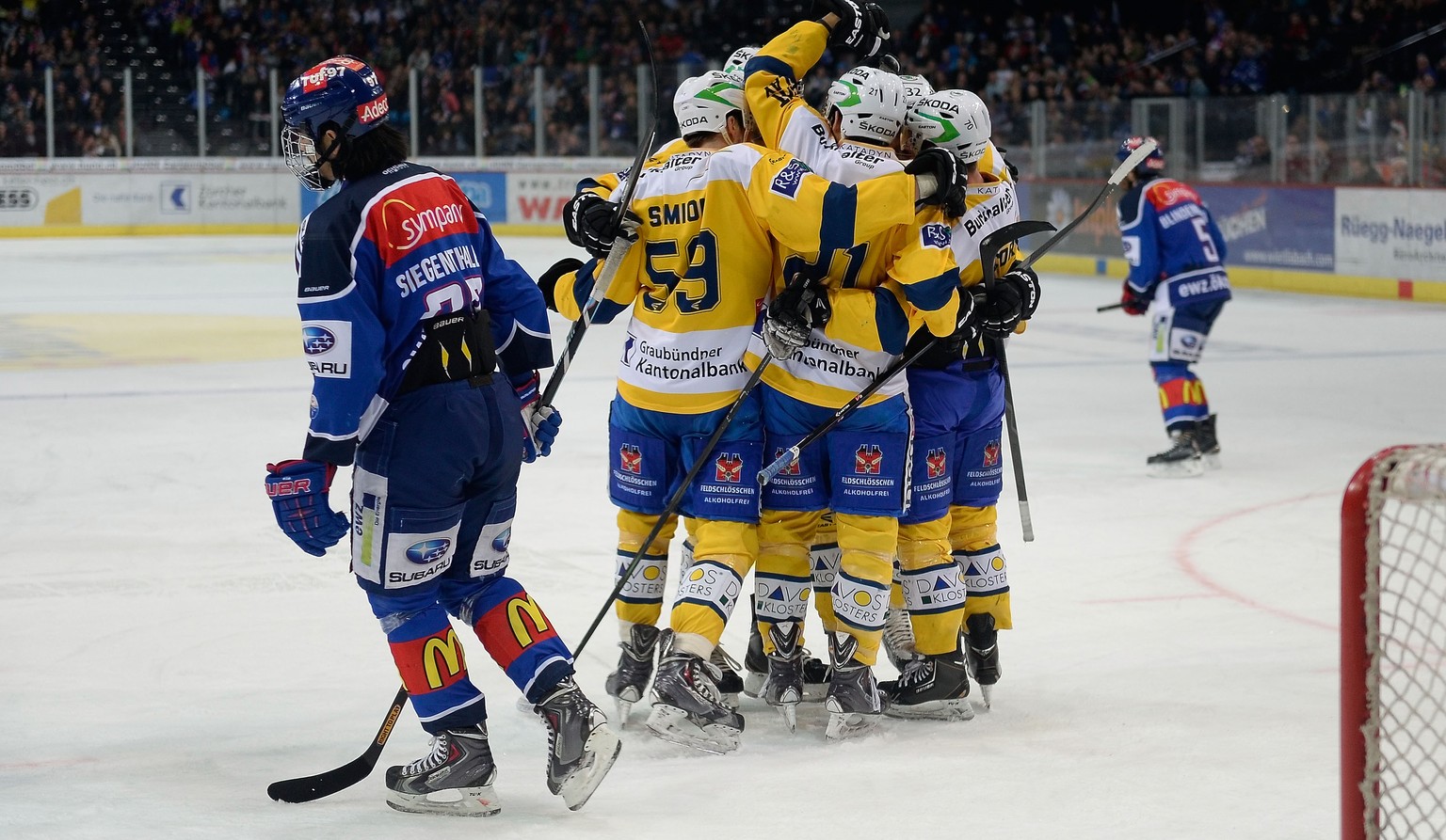 Jubelt am Samstag im Hallenstadion wieder der HC Davos?