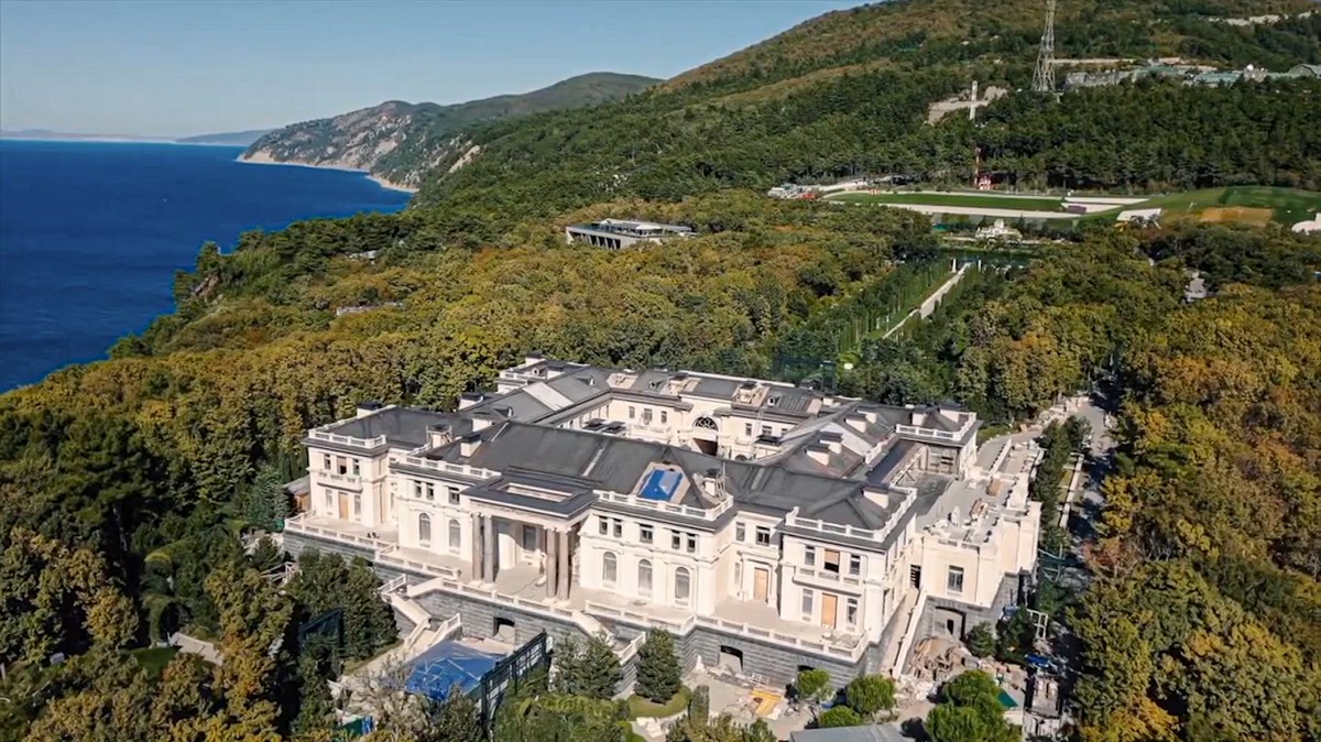 FILE - This frame from video released by Navalny Life YouTube channel on Tuesday, Jan. 19, 2021, shows a view of an estate overlooking Russia&amp;#039;s Black Sea. Navalny&amp;#039;s team posted the v ...