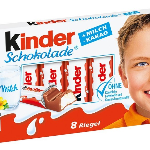 kinder schokolade riegel bar food essen süssigkeiten zucker dessert zähne kind karies https://www.amazon.com/Ferrero-Kinder-Chocolate-8-bars/dp/B006G9AU2M