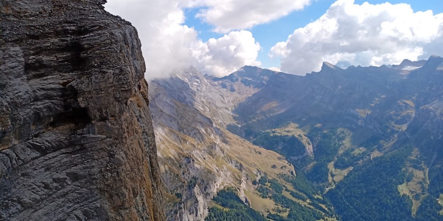 Klettersteig Leukerbad Daubenhorn Schweiz Rauszeit