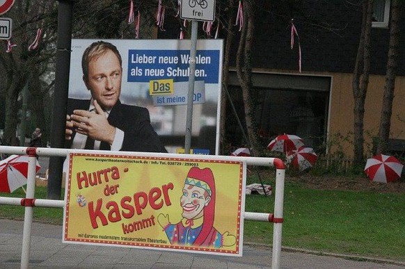 Christian Lindner ist die begehrteste «Braut» im deutschen Wahlherbst\nZu Thema Christian Lindner hab ich immer nur dieses Bild. Stammt zwar noch von den Wahlen 2017, trifft aber natürlich immer noch  ...