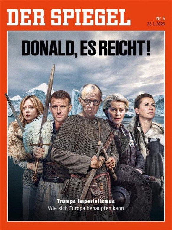 "Spiegel"-Titelseite zu Donald Trump (Januar 2025)