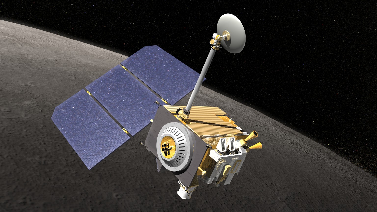 Illustration des Lunar Reconnaissance Orbiters (LRO)