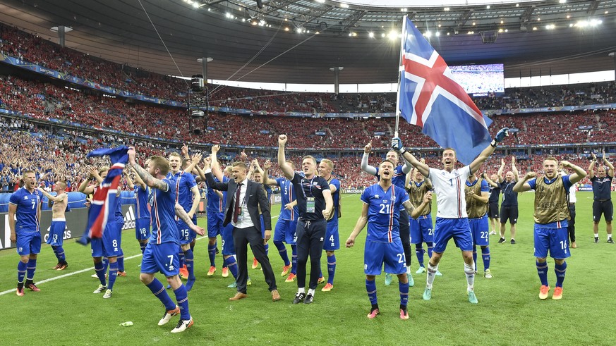 Islands Fussballer schreiben in Frankreich an einem Sportmärchen.