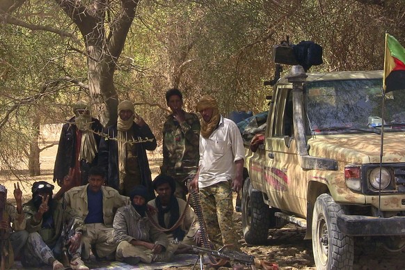Konfliktherd Nordmali: Diverse bewaffnete Gruppen kämpfen um ihre Pfründe&nbsp;– darunter auch diese Touareg-Aufständischen.