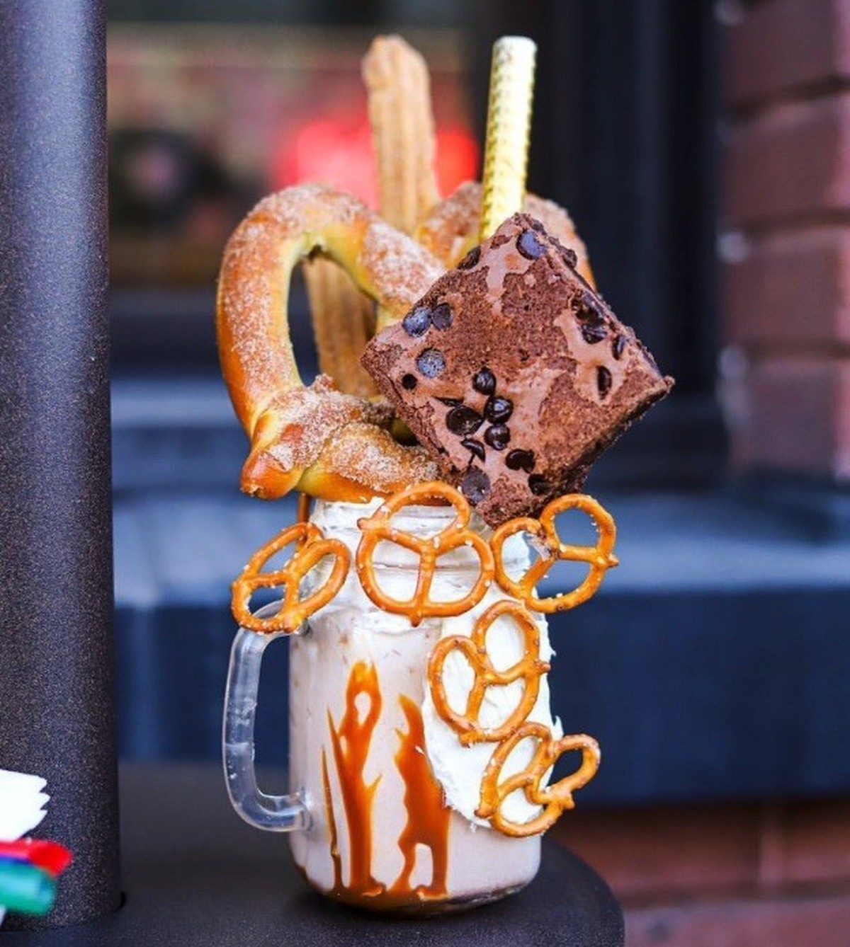 Cinnamon Pretzel Shake, La Crepe &amp;amp; Ordinary Desserts, Ogden, Utah

https://la-crepe-og.business.site/#gallery