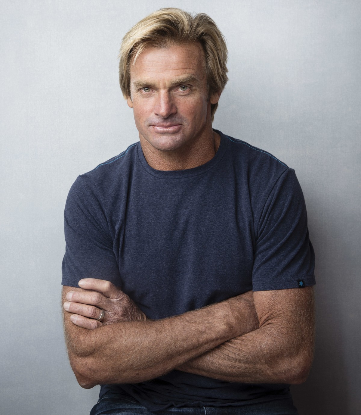 Laird Hamilton poses for a portrait to promote the film, "Take Every Wave: The Life of Laird Hamilton", at the Music Lodge during the Sundance Film Festival on Sunday, Jan. 22, 2017, in Park ...