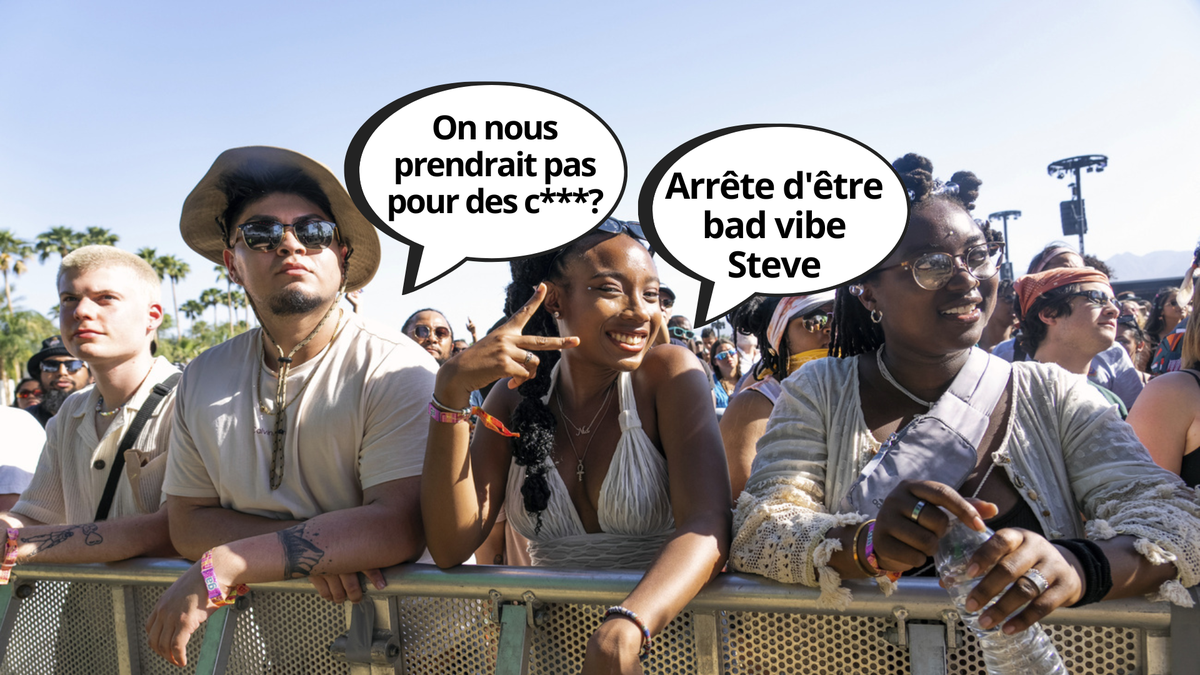 C'est vrai que Steve dégage des ondes négatives dans ce Coachella 2023.