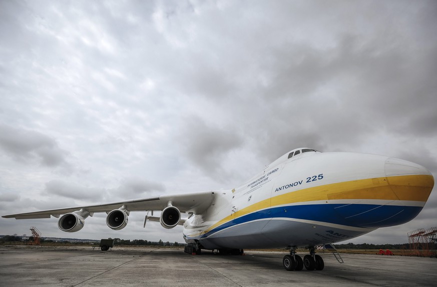 Eine ukrainische Antonov 225.