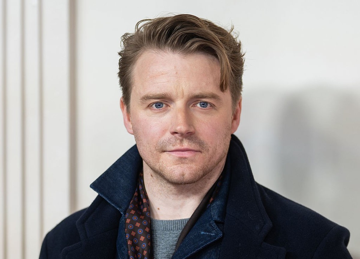 LONDON, ENGLAND - NOVEMBER 24: Jack Lowden attends the "Ella McCay" UK Special Screening at Picturehouse Central on November 24, 2025 in London, England. (Photo by Samir Hussein/WireImage)