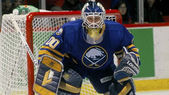 Biron im Tor der Buffalo Sabres.