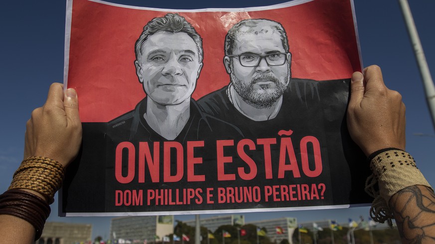 Bruno Pereira und Dom Philips waren am 5. Juni im Amazonas verschwunden.