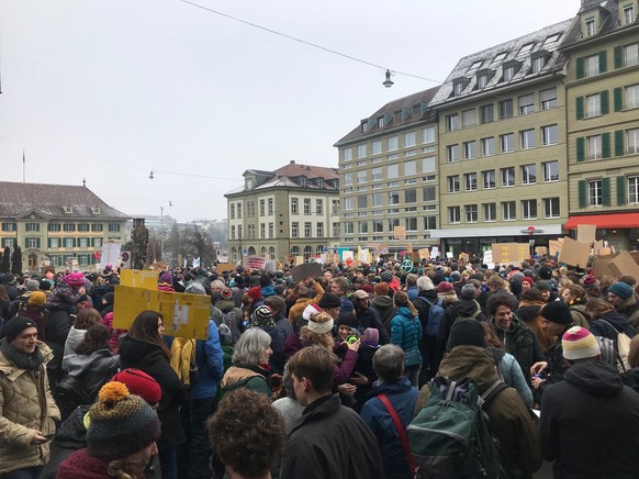 Klimademo 2.2.2019, Bern