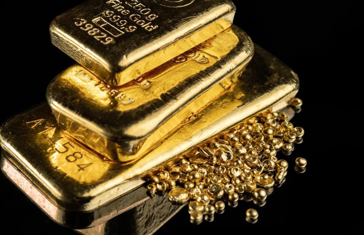 Goldbarren, Goldkörner