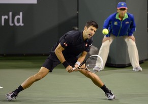 Novak Djokovic war zu Beginn chancenlos.