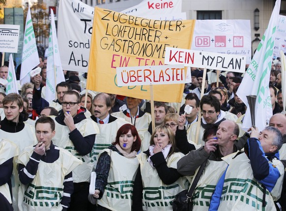 Der Bahnstreik in Deutschland wird am Samstagabend beendet.