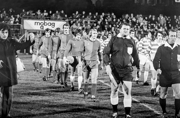 Karl Odermatt führte den FC Basel 1974 im Europacupspiel gegen Celtic Glasgow auf den Platz.