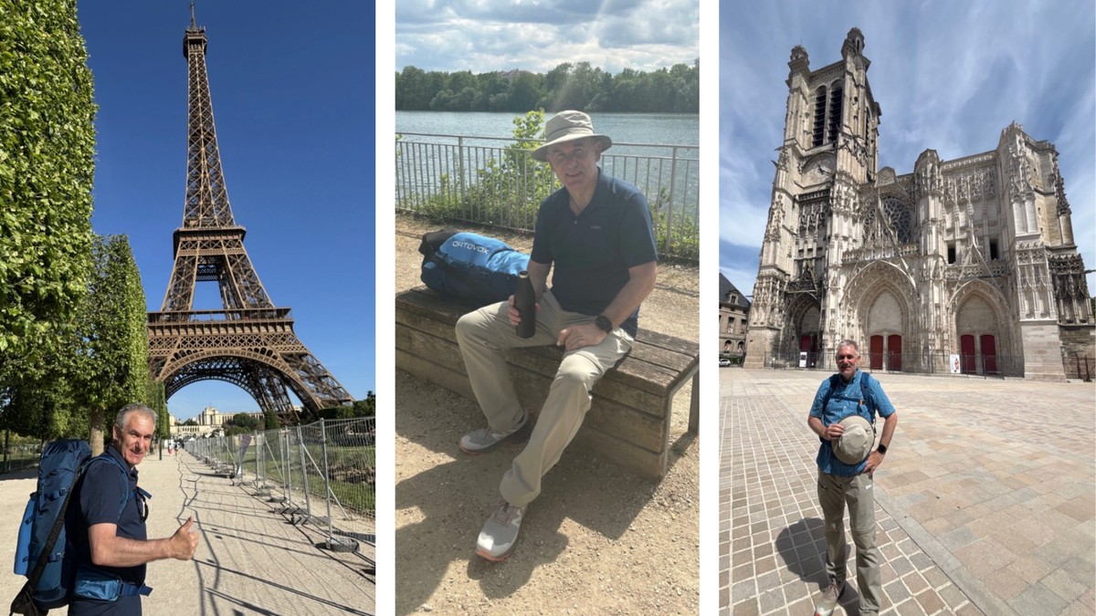 En mai 2025, Alex Hürzeler a pris le départ de son périple au pied de la Tour Eiffel, à Paris, pour se lancer dans les 715 kilomètres qui le séparent d’Oeschgen.